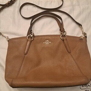 Coach Bag Kelsey Pebble Leather Satchel Small